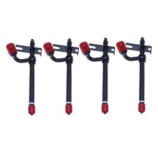 4PCS Fuel Injector A140829 20671 for Case 480B 580B 580D 580SD 1835 1845 580CK