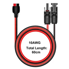 Connector Solar Panel Adapter Cable Kits for Goal Zero Yeti Portable Solar 10AWG