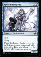 1x Spellstutter Sprite - ANIME ART - Jumpstart 2022 NM-Mint - MTG