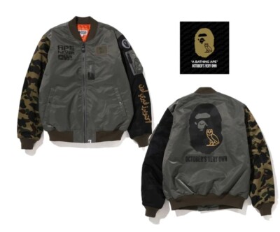 APE BAPE KAWS OVO コーチジャケット　JACKET 2XL 迷彩 BAPE × kaws cloud camo Coach jacket Beige A Bathing Ape Size