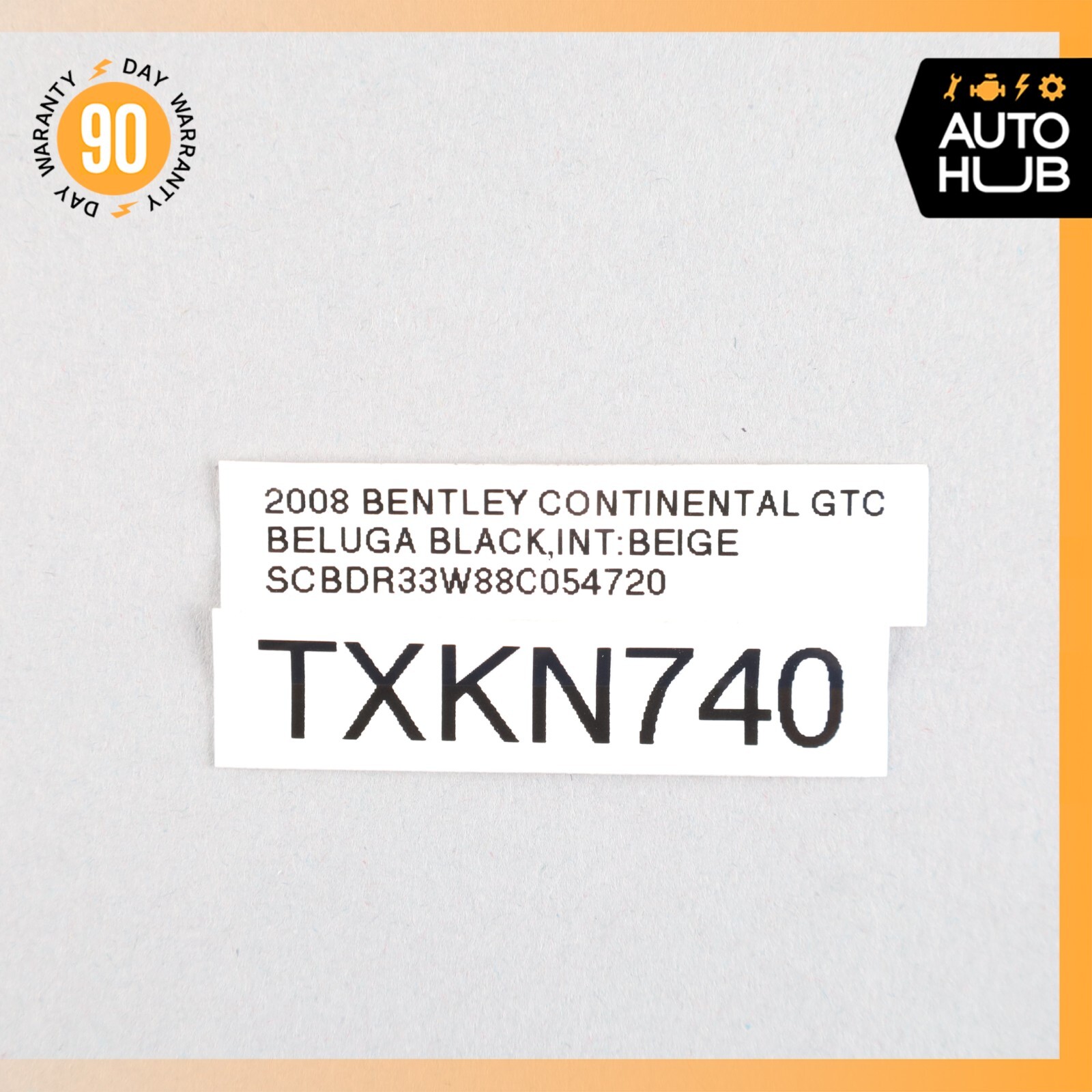 Bentley Continental GTC Convertible Central Parcel Shelf Panel Cover OEM 63k