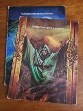 Dungeon Masters Screen Players Reference Screen - AD D 1st Edition TSR 9146