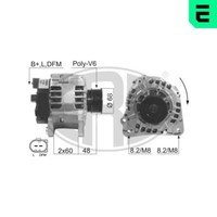 ERA Lichtmaschine Generator 120A 14V FüR VW Transporter IV Bus 2.5 TDI
