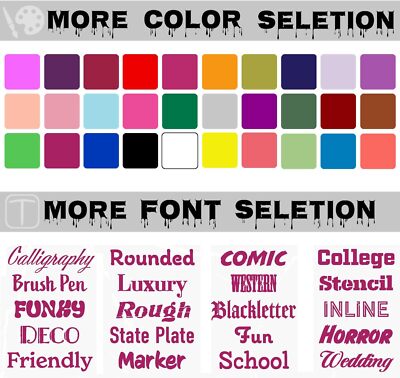 Customized personalized front license plate customization for cars, trucks, SUV