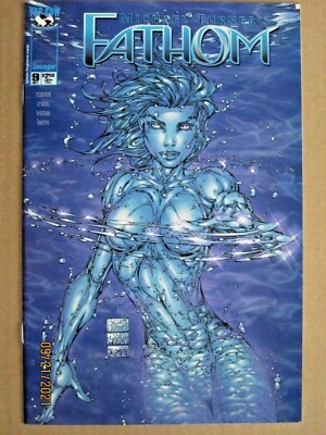 1999 IMAGE COMICS MICHAEL TURNER'S FATHOM #9 BUBBLES VARIANT MICHAEL TURNER CVR