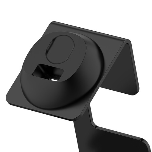Smart Watch Dock Holder Silicone Card Coil for Mi Band 8 (Black) - Zdjęcie 10 z 12