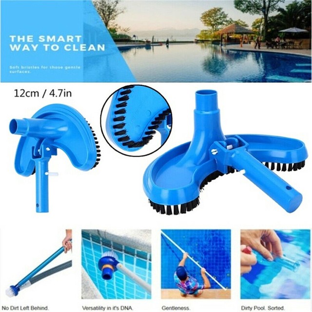 Swimming Pool Suction Vacuum Head Brush Cleaner Curved Suction Head