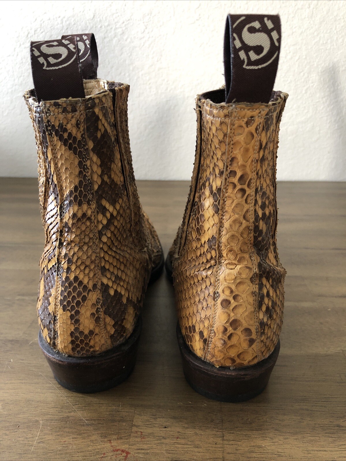 “SENDRA” Python Cowboy Boots for men size 10 image 4