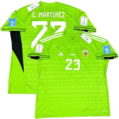 2022 Argentina Goalkeeper Jersey #23 E. MARTINEZ 2XL World Cup