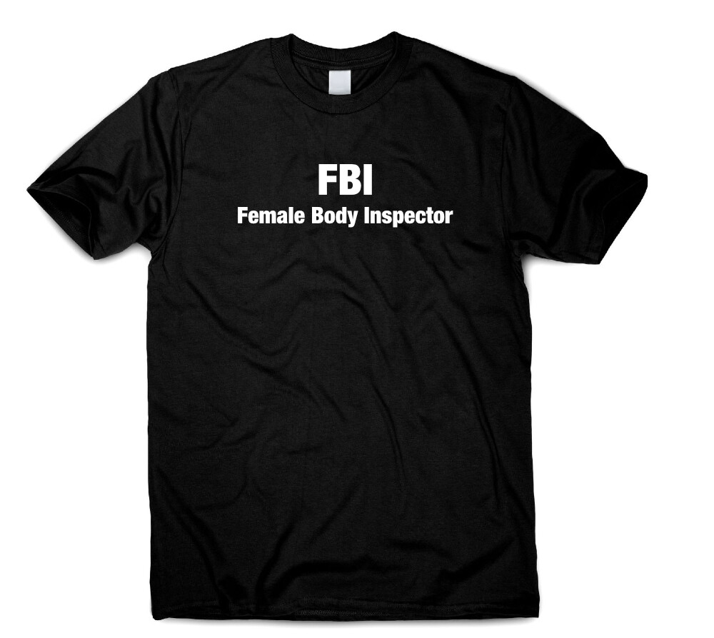 FBI Female Body Inspector Funny TShirt Ross Rachel Friends Vintage 90s Bday  Xmas