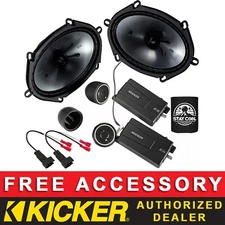 KICKER CSS684 6"X8" OEM SPEAKER REPLACEMENT KIT FOR LINCOLN TOWN CAR 2003-2011