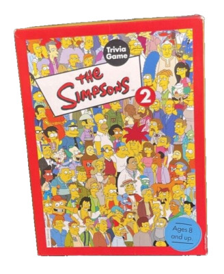 THE SIMPSONS Trivia Game 2 Matt Groening Ages 8 & up #32970 Cardinal Games