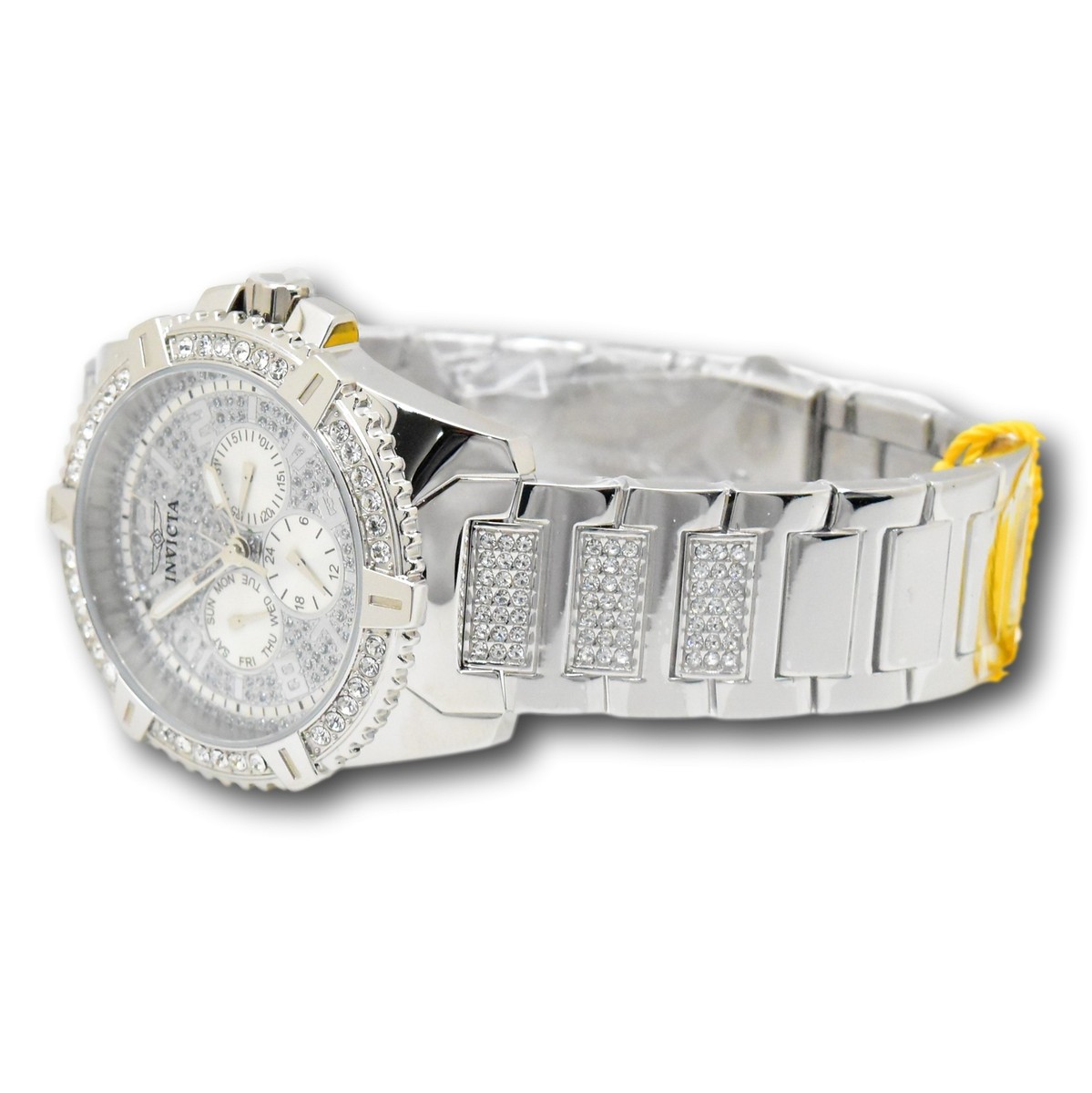 Invicta Celestial Men's 45mm Luxe Pave Crystal Multi-Function