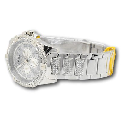 Invicta Celestial Men's 45mm Luxe Pave Crystal Multi-Function
