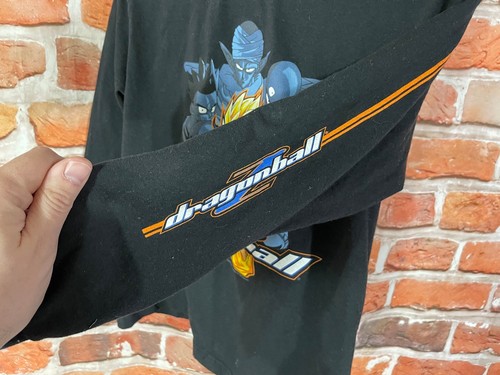 vintage Kids/Boys sz S Dragonball Z long sleeve shirt dbz goku 2000 y2k - Picture 5 of 7