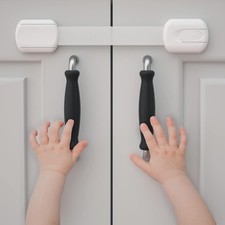 4our Kiddies Child Safety Cabinet Locks 2 Pack Baby Proof Latches