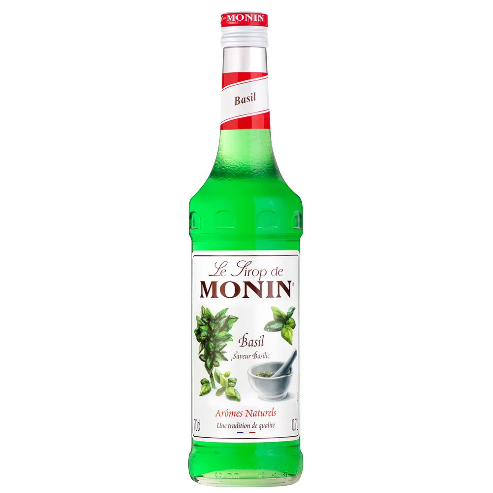 Monin Basil Syrup 70cl Premium French Herbal Cocktail Flavouring