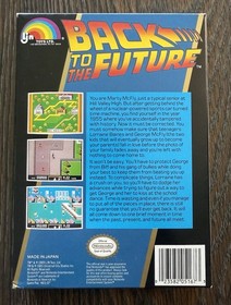 Back to the Future 100% Complete in Box CIB w/Inserts! VG! Nintendo NES 1989 🔥