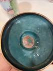 Vintage Black & White Chinese Cloisonne Enamel Lidded Bowl w/Flower And Dragon — photo 5