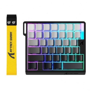 ATTACK SHARK M36 HE One-Handed Wired Hall Effect Gaming Keyboard 8K Polling  RGB