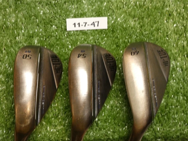 Juego de cuñas TaylorMade Hi-Toe 3 para mano izquierda 50/54/60* hueco/arena/lobo DG S400 acero Foto 2 de 4