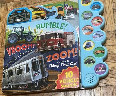 Rumble! Vroom! Zoom! Let's Listen to Things That Go! Tested: WORKS  Ships Free 