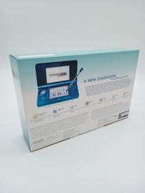 Nintendo 3DS Aqua Blue Handheld System with Box Charger &ndash; Excellent Condition