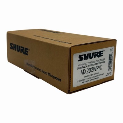Shure MX 202WP/C Microflex Overhead Microphone - Off White