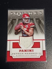 2017 Panini Football Squires Jerseys Patrick Mahomes II Rookie RC #SQ-PM - NM/M!