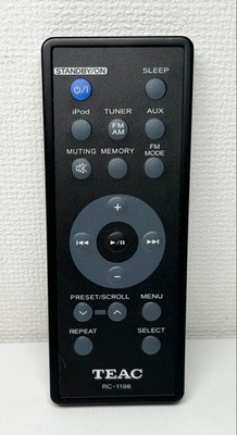 Rare item: TEAC RC-1198 audio remote control.