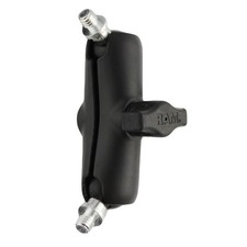 RAM Mount Double Socket Arm with Dual 3/8" - 16 Threaded Male Posts with 1" Ball