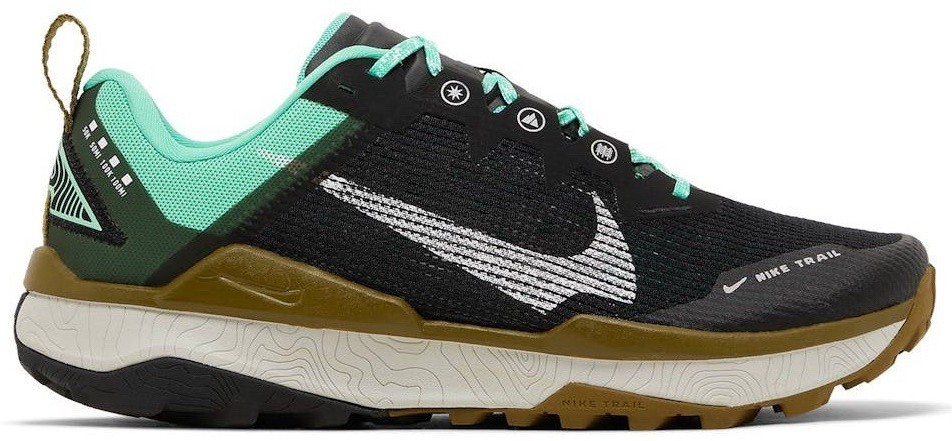 Nike Wildhorse 8 Trail Running Shoes Mens 13 Black Green DR2686-002 Sneakers MENS NIKE REACT WILDHORSE 8 DR2686 002 SIZE 8~13 | eBay main image 2