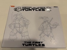 TMNT FIRST TURTLES EASTMAN & LAIRD'S 40th ANNIVERSARY MIRAGE MIB NECA SDCC 2024