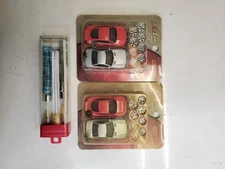 3 Pc Lot Of ZipZaps Micro RC European Sports Body Kits & Rc Care Kit