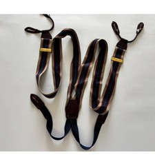 Cole Haan Suspenders Leather Fabric