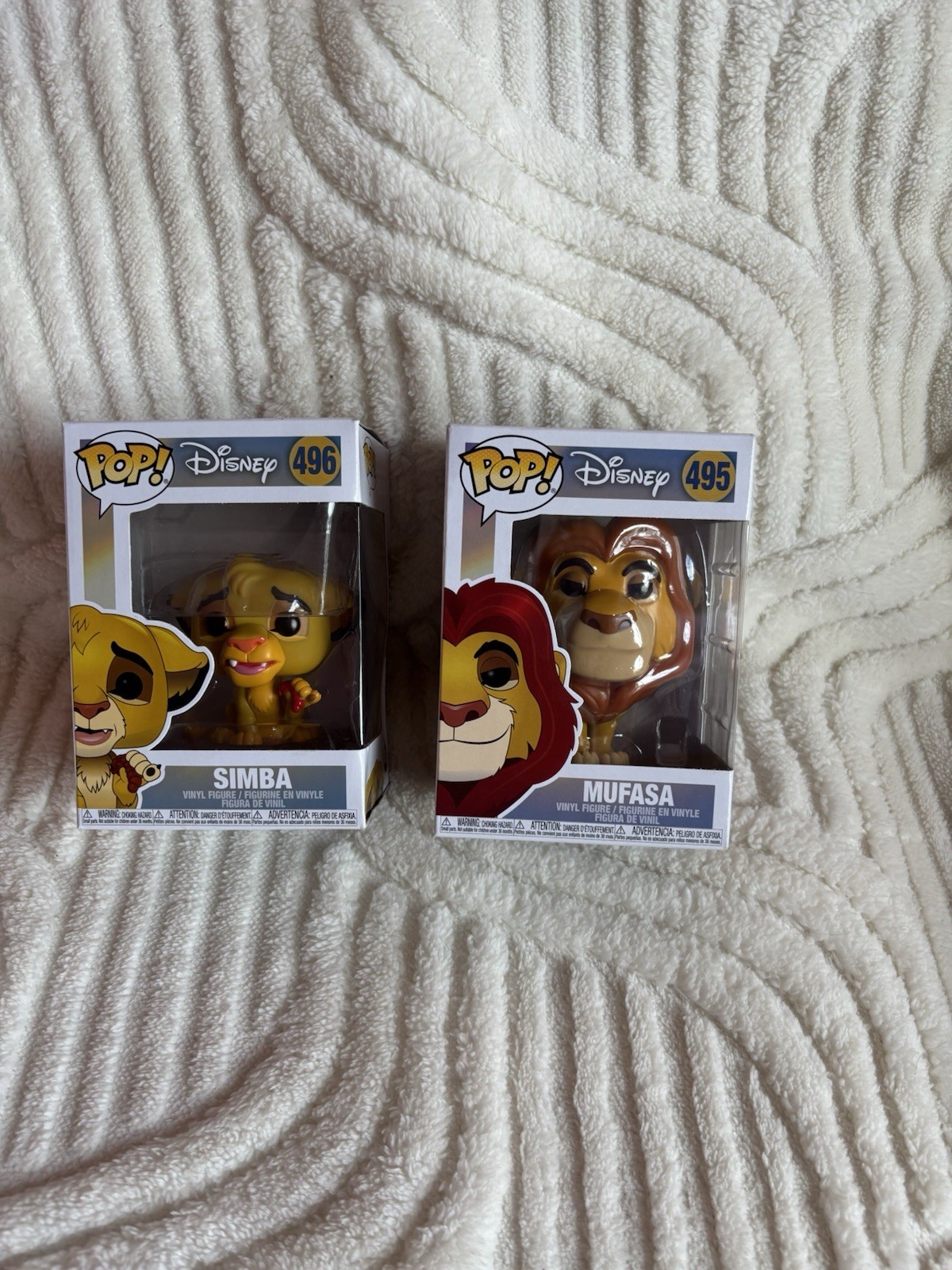 Funko Pop Rey León. SIMBA Y MUFASA