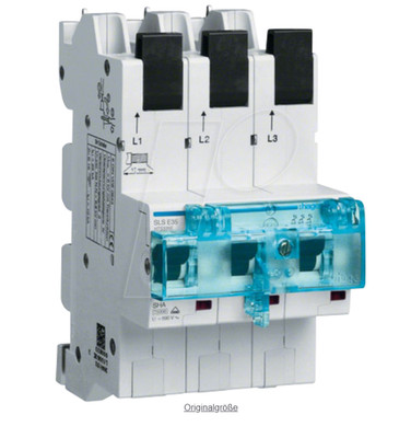 Hager SLS-Schalter HTS363E 3P E-63A Sammelschiene QC NEUWARE