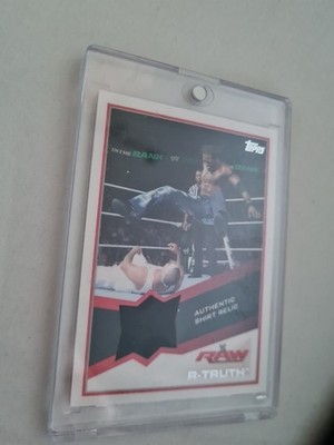 Wwe Topps 2013 Patch R-Truth