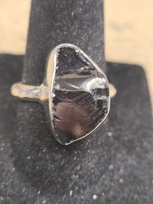925 Schungit Ring Größe 8 96098