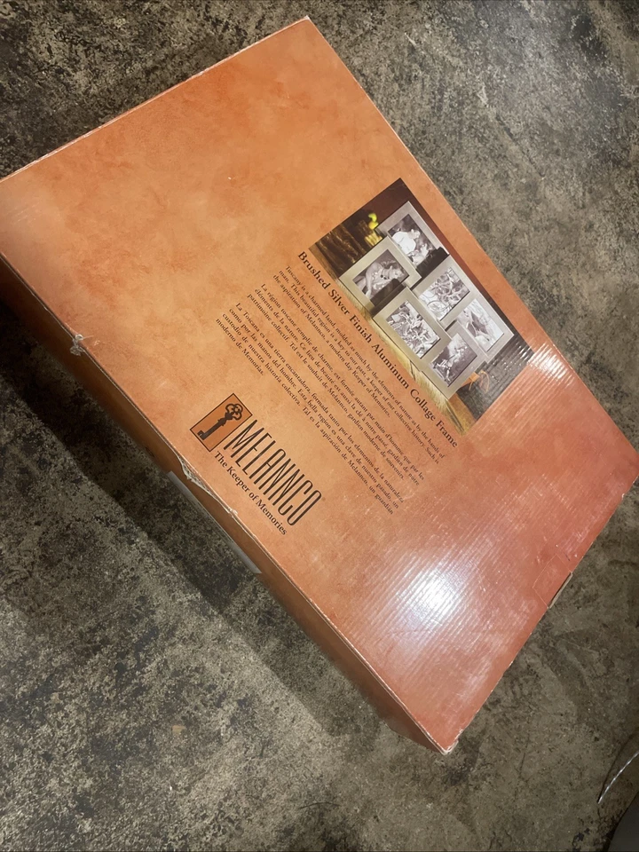 Marco de collage de aluminio con acabado plateado cepillado MELANNCO nuevo en caja Foto 3 de 3