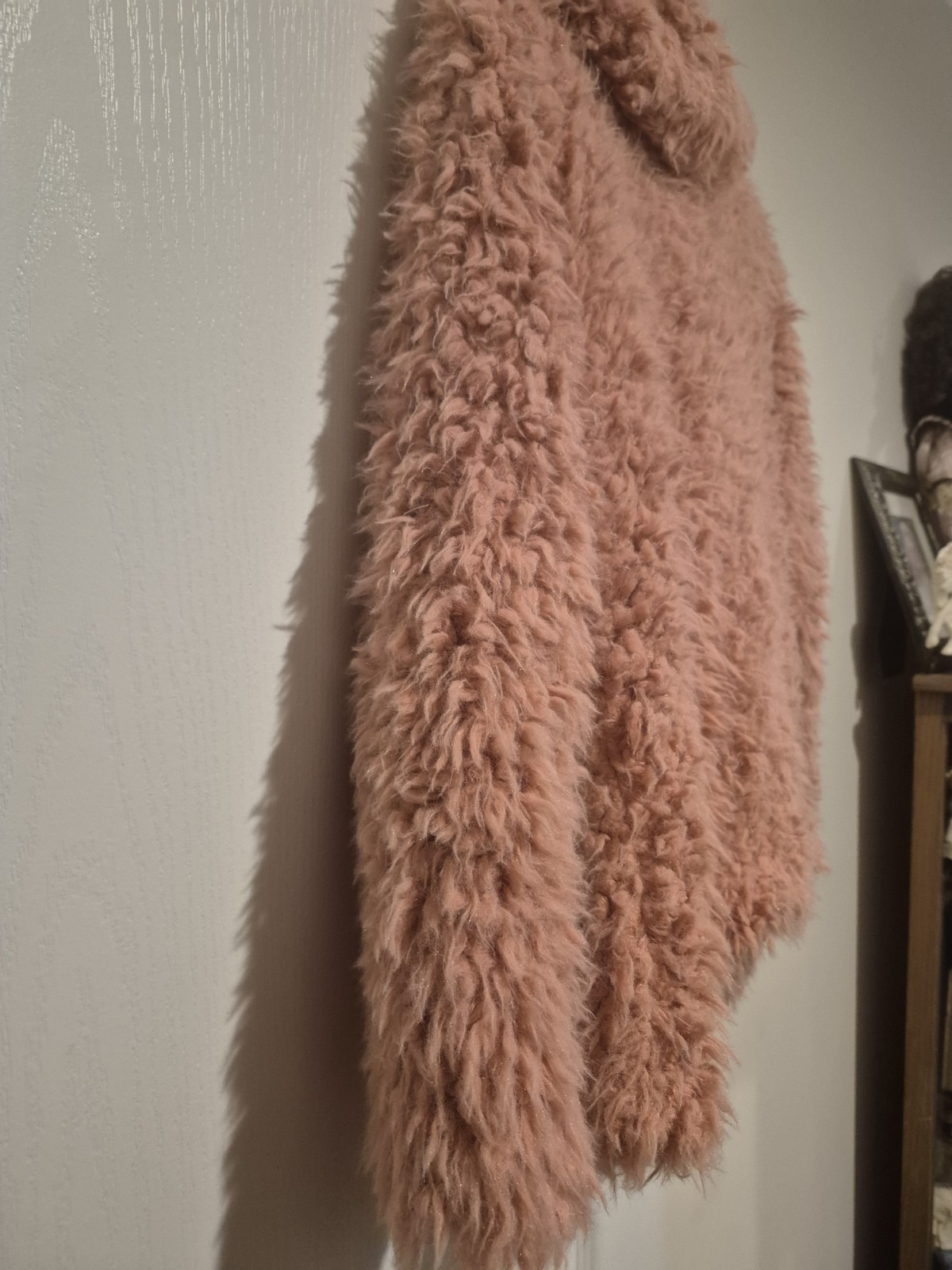 SUPERNOVA Pink Collared Open Front Lined Jacket L… - image 9