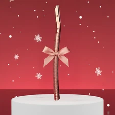 Jia Dermaplane Facial Metal Razor With 20 Replaceable Blades in Rose Gold