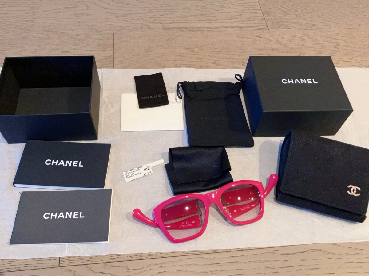 CHANEL Pink Square Sunglasses for Women for sale | eBay
