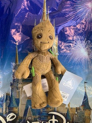 Disney Parks Marvel Legends I Am Groot Plush  Toy 8in New