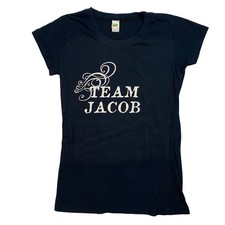 Twilight Saga Team Jacob VTG Y2K Baby Tee size M CafePress