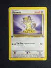 Pokemon Card Meowth 56/64 1st Edition 1999 VTG WOTC Wizard LP