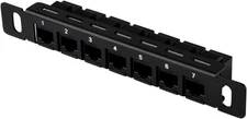 🔥GeeekPi 7 inch 0.5U 7-Port Patch Panel, CAT6 Network Patch Panel Rack Mount🔥