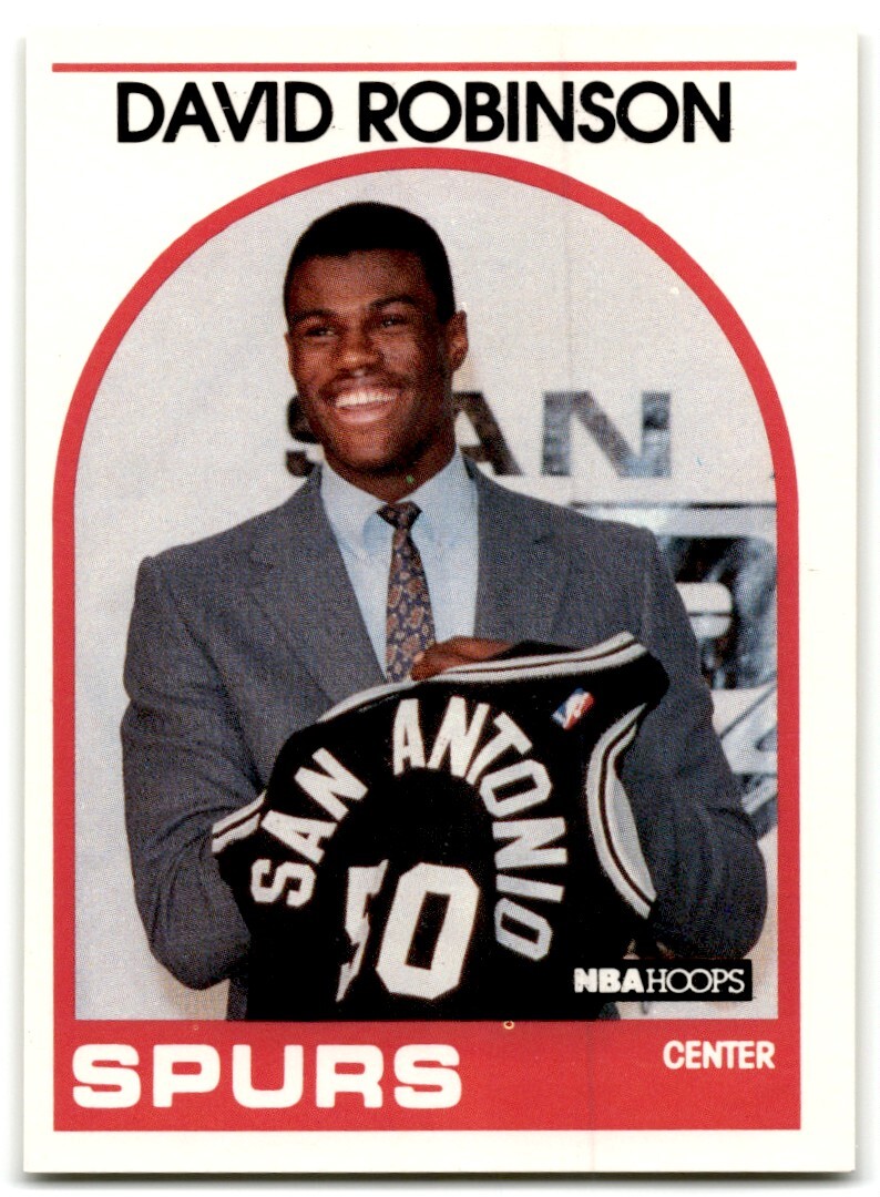 1989-90 Hoops David Robinson Rookie San Antonio Spurs #138