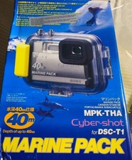 Sony Cyber-Shot Marine Case MPK-THA Depths 40m-131ft W/Box,Camera, Instructions