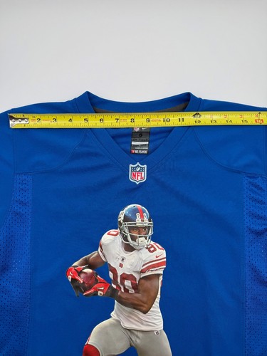 Nike NFL Jersey Victor Cruz #80 New York Giants Blue Small Unisex On Field NYG - Picture 8 of 11